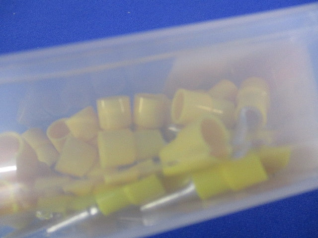 絶縁被覆付圧着端子(TC形)棒形 黄 50個入 TMEXTC-5.5-11-50