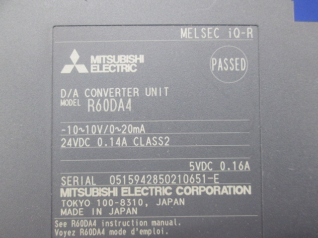 アナログ出力ユニット R60DA4