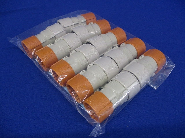 コンビネーションカップリング(Gタイプ)CD単層波付管16⇔PF管16 10個入り CDMFS-16G-10