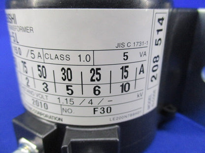 低圧変流器150/5A CW-5L