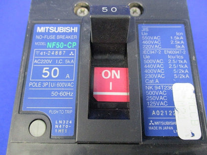 ノーヒューズ遮断器3P50A NF50-CP