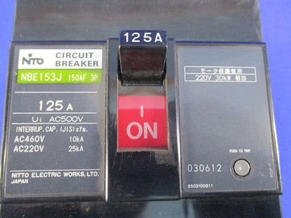 サーキットブレーカ3P125A(ジャンク品) NBE153J