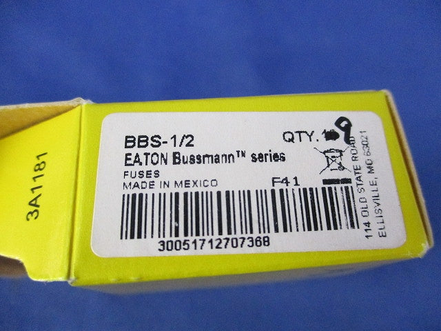 工業用ヒューズ(9個入) BBS1/2