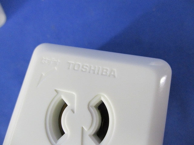 角型アース付抜止めダブルコンセント(3個入) DC1282E