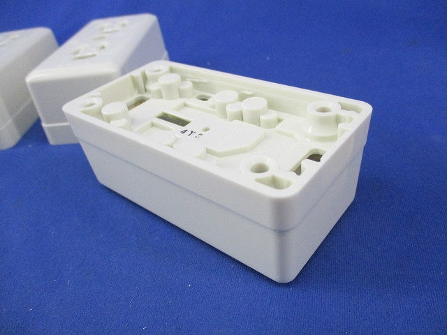 角型アース付抜止めダブルコンセント(3個入) DC1282E