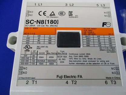 標準形電磁接触器100V SC-N8