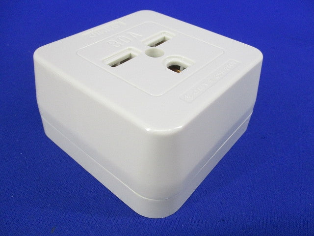 露出形接地極付コンセント JE-2E302OX