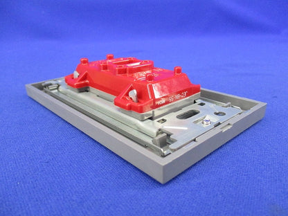 埋込接地ダブルコンセント+1連用プレートセット(ソリッドグレー) NKP-3UFBS-CJEC-BN-55