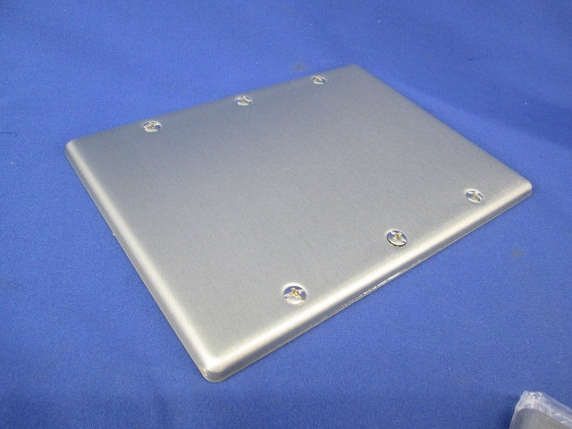 新金属カバープレート3連(取付枠付)(3枚入) WN7593