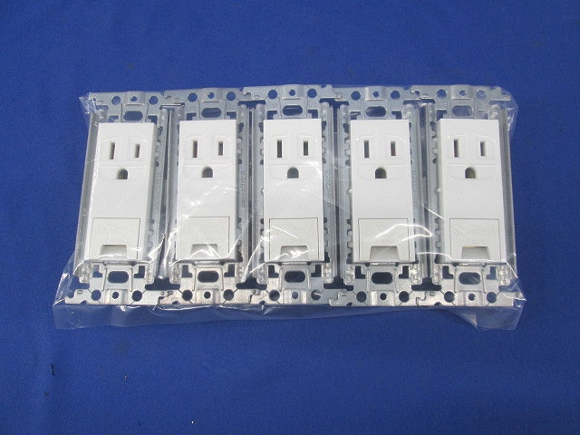 埋込アースターミナル付接地コンセント(5個入) WTF11313K