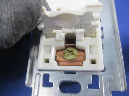 埋込扉付アースターミナル付接地ダブルコンセント(7個入) WN1152K