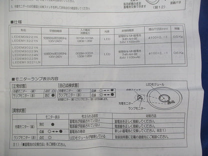 LED非常用照明器具(17年製) LEDEM09221NK1-LRS11-1