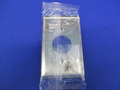 コンセントプレート(ステンレス・1連用)φ35.5mm(10個入) 804S