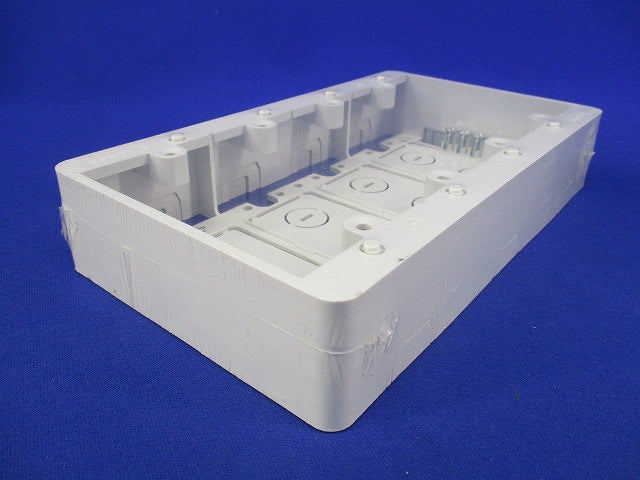 モール用スイッチボックス(ミルキーホワイト) MSB-F4