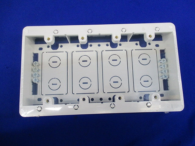 モール用スイッチボックス(ミルキーホワイト) MSB-F4