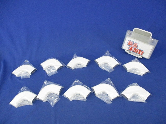 メタルモール フラットエルボ A型(10個入)(ホワイト) DZA120W