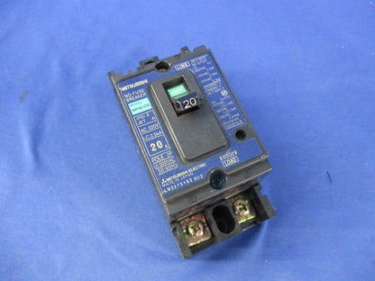 ノーヒューズ遮断器2P20A NF30-CS