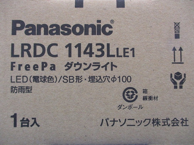 LEDダウンライト  2700K LED/電源ユニット内蔵 LRDC1143LLE1