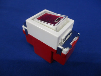 チェック用埋込オーロラマークスイッチ 片切 2線式 4A 300V ピュアホワイト JEC-BN-1MLCR-PW