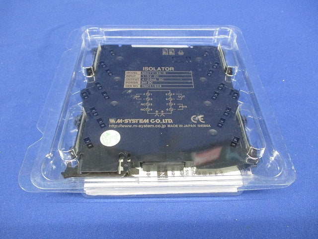 センサ入力用変換器 アイソレータ スプリング式端子接続形 M6DYV-6A-R