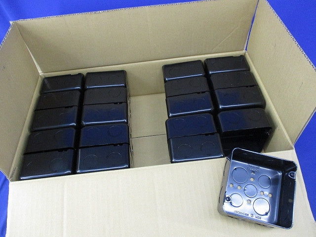 塗装中型四角アウトレットボックス(20個入) DS37542B