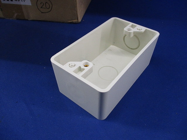 露出スイッチボックス(14個入)(ミルキーホワイト) PVR-0Y