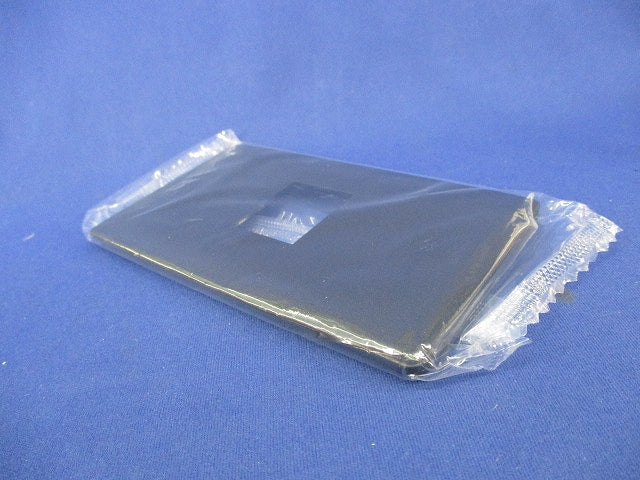 コンセントプレート 1コ用(4枚入)(マットブラック) WTL7001BK