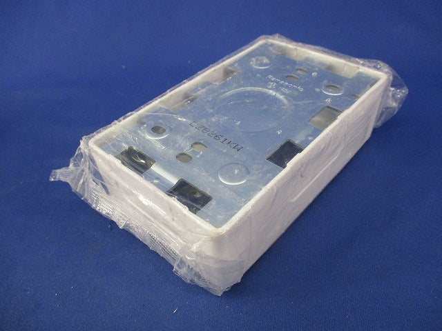 メタルモール用 1個用スイッチボックス 浅型(3個入) DZB261KW
