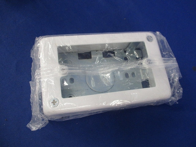 メタルモール用 1個用スイッチボックス 浅型(3個入) DZB261KW