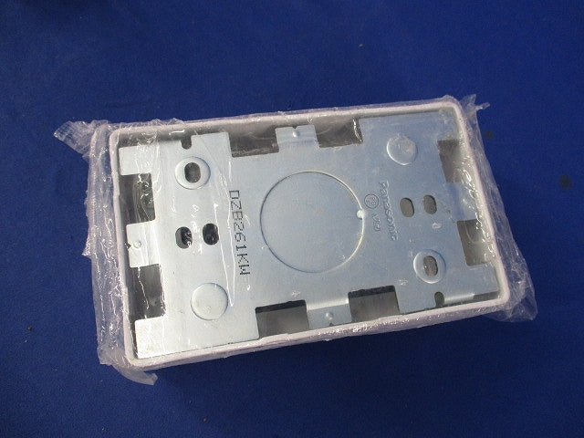 メタルモール用 1個用スイッチボックス 浅型(3個入) DZB261KW