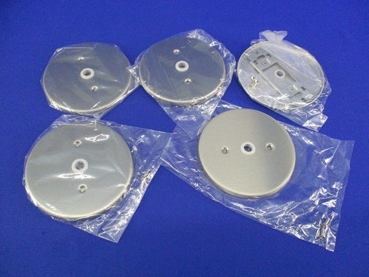 新金属丸型電話線プレート(5枚入) WN7580