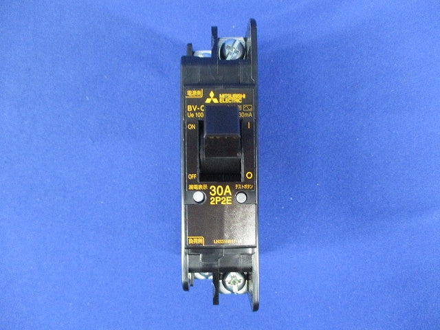 漏電遮断器 2P2E30A 30mA BV-C2