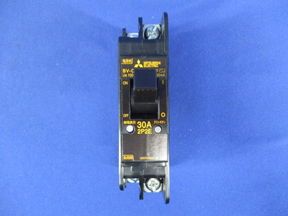 漏電遮断器 2P2E30A 30mA BV-C2