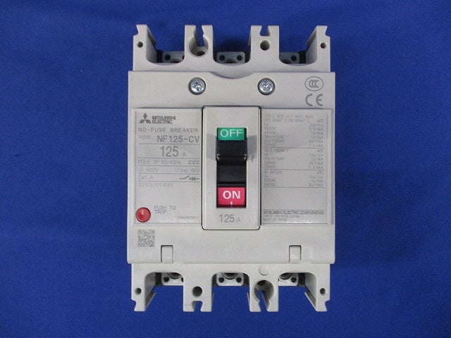 ノーヒューズ遮断器 125A NF125-CV3P125A
