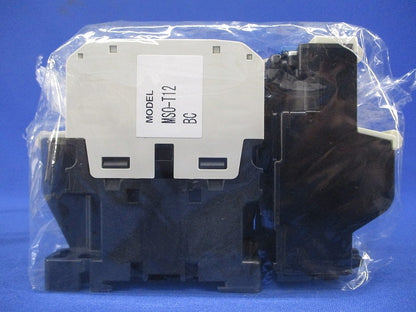 開放形電磁開閉器 交流操作形 6.6A(5.2-8A) MSO-T12BC-1.5KW- 200V-AC100V