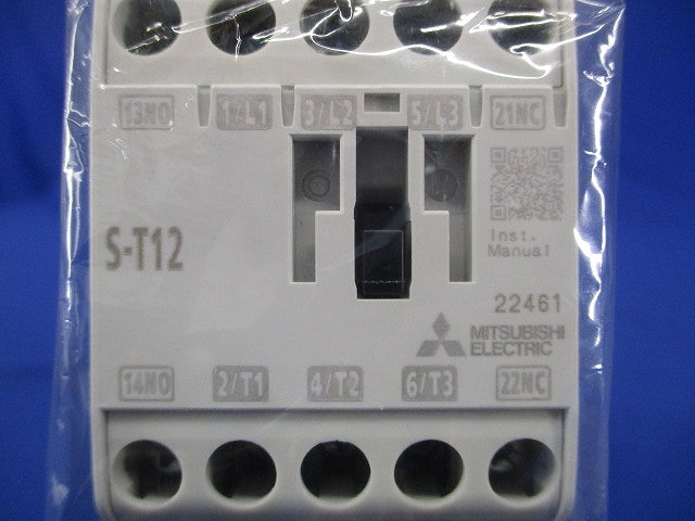 開放形電磁開閉器 交流操作形 6.6A(5.2-8A) MSO-T12BC-1.5KW- 200V-AC100V