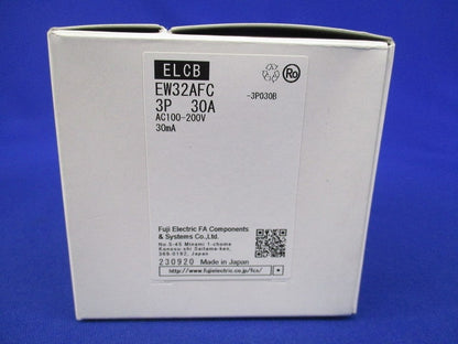 漏電遮断器30A EW32AFC-3P030