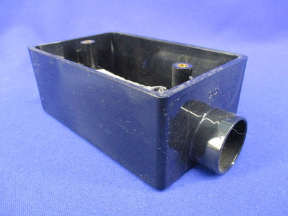 露出スイッチボックス(2個入)ブラック PVR22-2