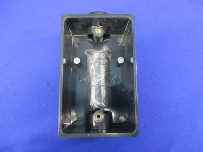 露出スイッチボックス(2個入)ブラック PVR22-2