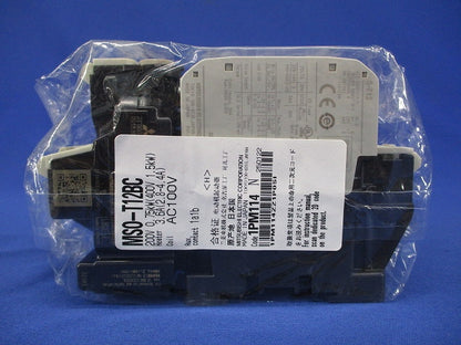 開放形電磁開閉器 交流操作形 3.6A(2.8-4.4AA) MSO-T12BC-0.75KW-200V-AC100V