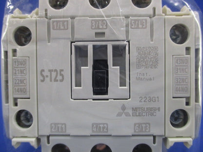 電磁開閉器 22A(18-26A) MSO-T25BC-5.5KW-200V-AC100V