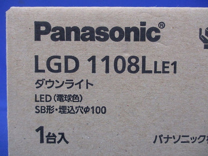 LED 電球色 2700K  ダウンライト LED/電源ユニット内蔵 LGD1108LLE1