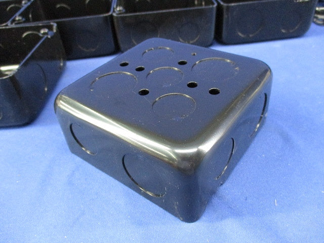 中四角浅型アウトレットボックス・塗代カバー付(17個入) CVMRB+CVMRB