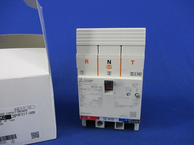 漏電遮断器3P3E30A NV30-KC