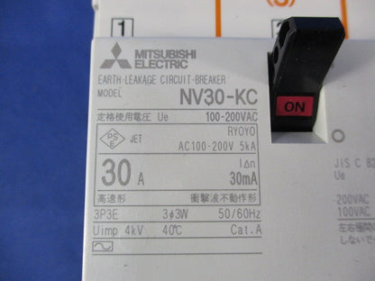漏電遮断器3P3E30A NV30-KC