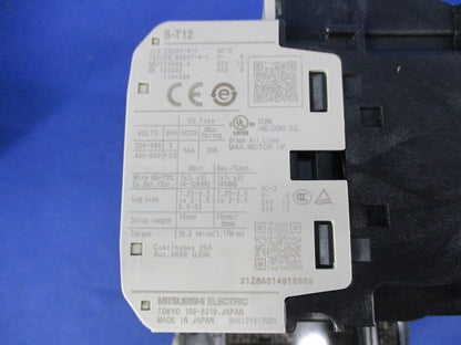 可逆式電磁開閉器200Ｖ 1.5kw MSO-2XT12-BC