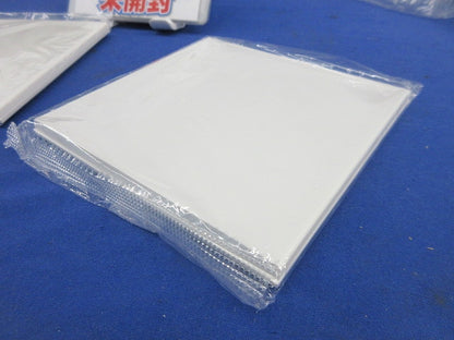 2連ブランクプレート(2個入)ピュアホワイト QWD-00