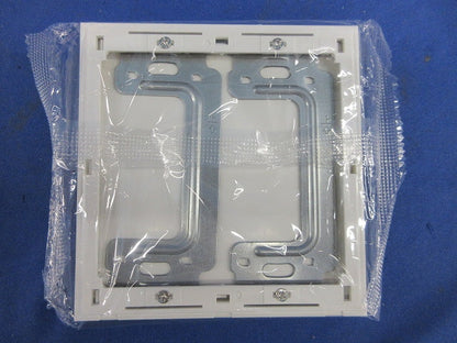 2連ブランクプレート(2個入)ピュアホワイト QWD-00