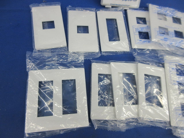 コンセントプレートセット(混在12枚入)(マットホワイト) WTL7006K他
