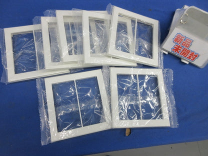 スイッチプレート2連用(7個入)(ピュアホワイト) QWP-2